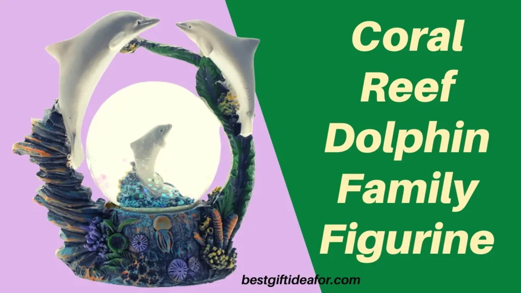 Coral Reef Dolphin Family Figurine