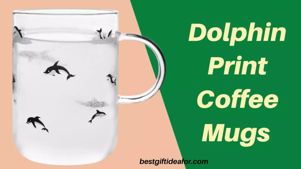 Dolphin Print Coffee Mugs 