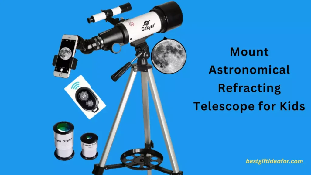 Mount Astronomical Refracting Telescope for Kids Best Gift Ideas for Space Lover