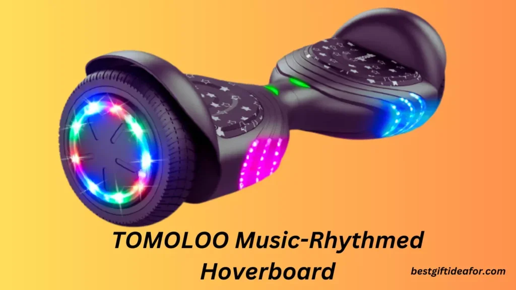 TOMOLOO Music-Rhythmed Hoverboard Best Gift For 10 Year Old Boys