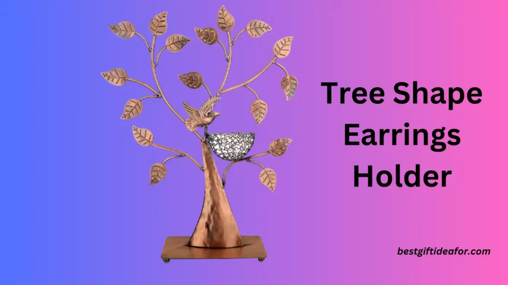 Tree Shape Earrings Holder Best 8th Anniversary Gifts For Your Loved
