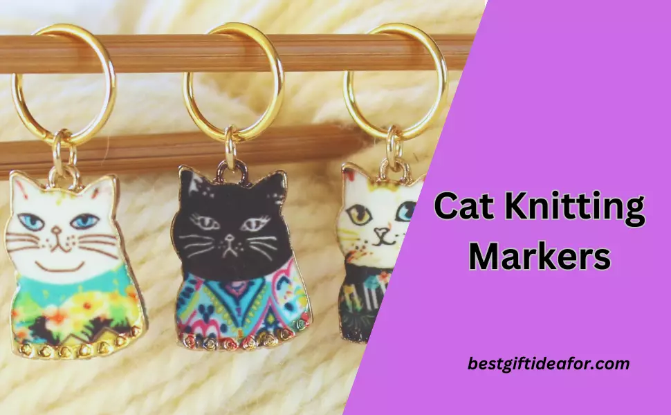Cat Knitting Markers