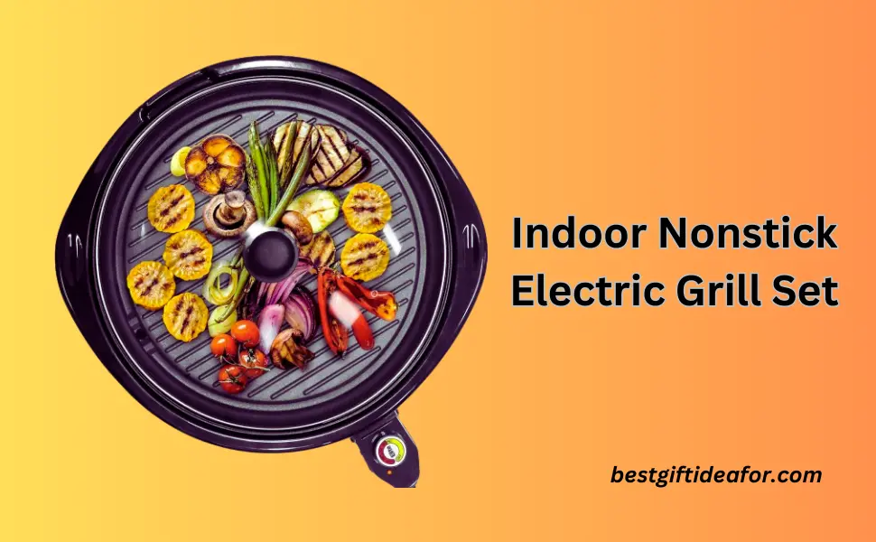 Indoor Nonstick Electric Grill Set