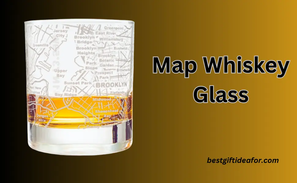 Map Whiskey Glass